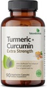 Futurebiotics Turmeric + Curcumin 1500 MG par portion, antioxydant, joint et soutien de digestion avec BioPerine pour l'apport nutritionnel amélioré, non-OGM, 90 capsules végétariennes