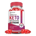 Laboratoires justifiés Keto gouttes Keto ACV Gummies Extreme 2000MG Keto gouttes Keto Gummies Formule avancée vinaigre de cidre de pomme avec jus de betterave grenade poudre B12 végétalien non OGM 60 Gummys