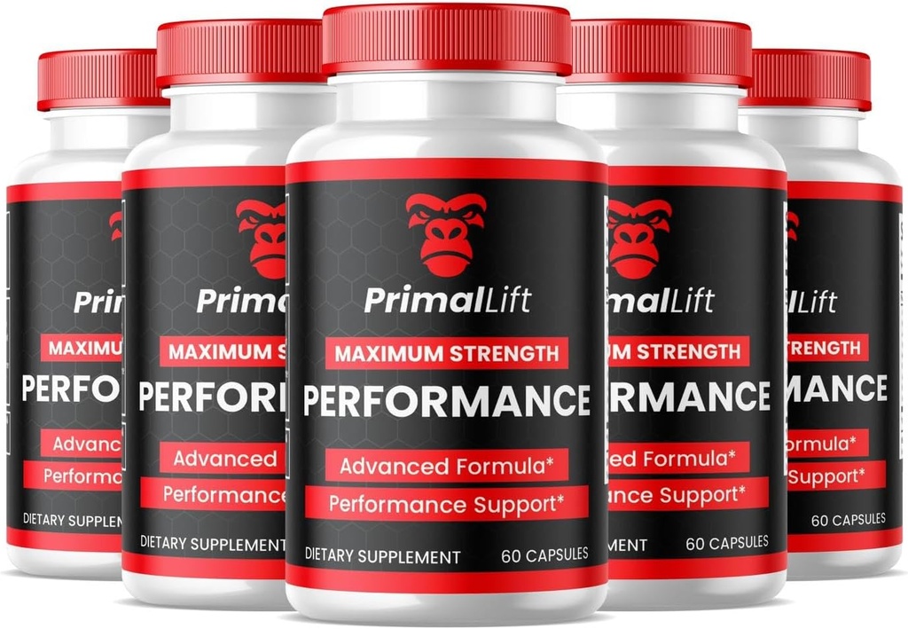 SPRESSO (5 Pack) Capsules de Lift Primal - Capsules de Lift Primal officielles, Lift Primal pour les hommes, Capsules de Lift Primal pour les hommes, Capsules de Lift Primal, All Natural Support, Revue (300 Capsules)