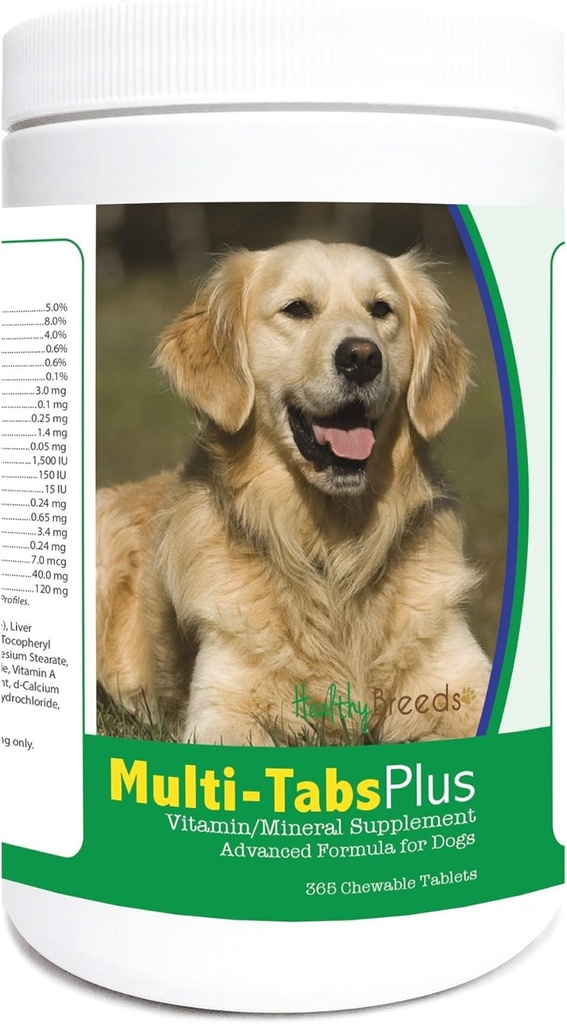 Breeds santé Golden Retriever Multi-Tabs Plus Comprimés à croquer 365 Compte