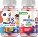 Sanny SAM Magnésium Gommies pour les enfants et les adultes - 500mg - Calme Magnésium Chews - Magnésium Citrate Supplément à croquer pour l'humeur et le soutien musculaire
