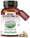 Maxi Health Probiotic Plus Ultimate Prebiotics Advanced Live Probiotics Formula - 50 milliards de probiotique actif vivant - 15 souches - Ultra Protection - Active Pro-50-60 Compte