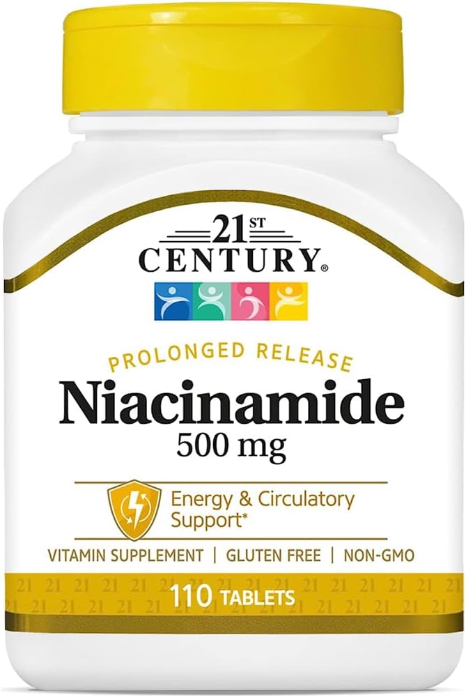 21st Century Niacinamide 500 mg Tablets Prolonged Release - 110 ct, Pack of 2