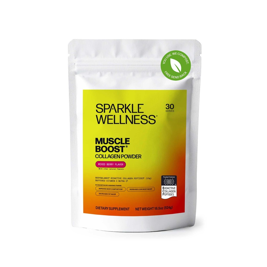 Sparkle Wellness Muscle Boost (Mixed Berry) [30-Serves]
