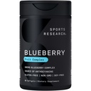 Recherche sportive Capsules de bleuets - Fabriquées à partir de bleuets biologiques avec huile d'olive extra vierge biologique - Sans OGM et sans gluten - 60 softgels liquides