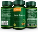 Natrition Brain Booster - Ginkgo Biloba, Turmeric, Cistanche Tubulosa, Fo-ti Extract Blend - Support antioxydant naturel pour la fonction cérébrale - Clarté, focalisation et amélioration de la mémoire - 90 Capsules Veggie