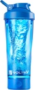 Bouteille de shaker électrique VOLTRX Premium, faite avec du tritan - BPA Free - 24 oz Vortex Portable Mixer C/USB C tasses de shaker rechargeables pour les shakes protéiques