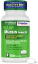 GenCare - Soulagement du mucus DM (150 bouteilles de valeur de comptage) Dextrométhorphane HBr 20mg Guaifenesin 400mg