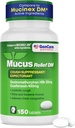 GenCare - Soulagement du mucus DM (150 bouteilles de valeur de comptage) Dextrométhorphane HBr 20mg Guaifenesin 400mg
