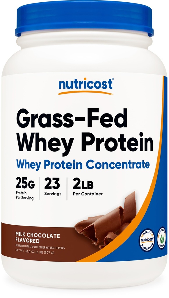 Concentré de protéines de lactosérum (chocolat) 2LBS - non dénaturé, sans OGM, sans gluten, arômes naturels