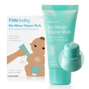 Frida Baby No-Mess Vapor Rub, Baby Vapor Rub pour la poitrine, cou, dos + pied, non médicamenté, sans pétrole, applicateur sans mains tube, non stérilisant, apaisant Eucalyptus et lavande pour le sommeil