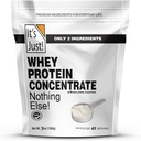 C'est juste ! - 100% Whey Protein Concentrate, Fabriqué aux États-Unis, sans hormones rBGH/RBST, Premium WPC-80, Pas d'arômes ajoutés ou d'édulcorants artificiels (3 livres, non aromatisé)