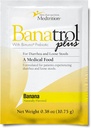 Medtrition Banatrol Anti-diarrhée naturelle avec prébiotiques, soulagement pour IBS, diarrhée récurrente, aliments médicaux médicalement soutenus, non constipant, 21 portions (Banane)