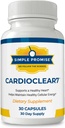 CardioClear7 - Coenzyme Q10 (CoQ10) 100mg et PQQ 10mg Supplément santé cardiaque avec Shilajit - soutient la circulation, l'énergie cellulaire et la santé cardiovasculaire - 30 capsules