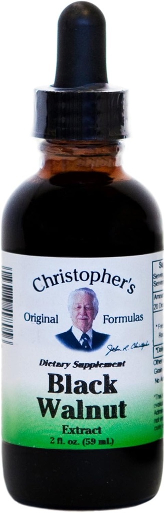 Christopher’s Original Formulas Black Walnut Extract, Herbal Liquid Supplement, 2 oz