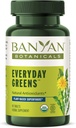 Botaniques Banyan Verts au quotidien – Comprimés bio Superfood – Source naturelle de vitamines, minéraux et antioxydants – Soutienne l'énergie optimale et la santé* – 90 Comprimés – Vegan non-OGM d'origine durable