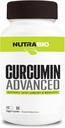 NutraBio Curcumin Advanced Digestion & Joint Support Complex, 60 capsules végétales