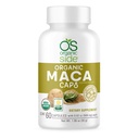 Capsules de Maca biologique, non-OGM, Vegan, 60 capsules pour l'énergie, équilibre hormonal et vitalité