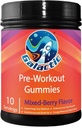 Gummées pré-entraînement galactiques, toutes naturelles, 250 mg de caféine, Beta-Alanine, L-Citrulline, L-Theanine, Picolinate de chrome, 10 portions