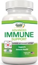 Bannière d'or Immune Supplément de soutien Superior Anti-Oxidant - Boosts Système immunitaire avec framboise rouge, grenade, écorce de pin, graines de raisin, extraits verts- polyphénols, lycopène
