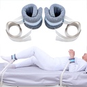Supports de lit d'hôpital,Patients de retenue médicale Supports de membres,Patients de lit d'hôpital Support de lit pour main, pieds, cheville ou bras Contrôle des contraintes universelles
