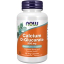 MAINTENANT Aliments suppléments, calcium D-Glucarate 500 mg, soutien à la détoxification*, 90 gélules