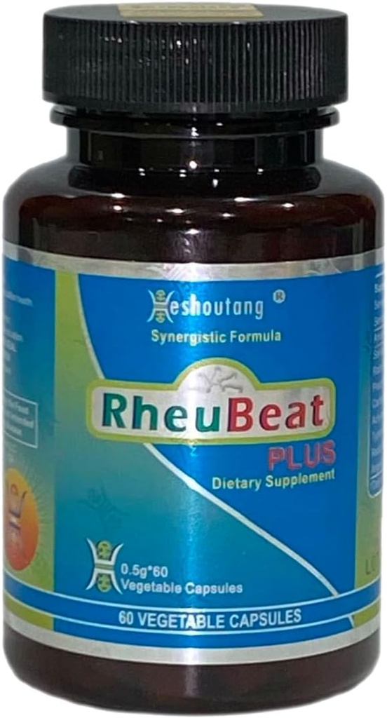 RheuBeatPlus|Market Proven Herbal Blood Flow Optimizer|for Poor Circulation, Pain|Cardio-cerebrovascular Health Booster|60 Veg Capsules