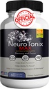 NeuroTonix Brain Support Supplement Enhance Memory & Focus Clear Brain Fog & Boost Cognitive Function 60 Natural Capsules Healthy Brain