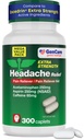 GenCare - Acétaminophène de soulagement des maux de tête avec aspirine (NSAID) et caféine (300 Caplets) Pack de valeur