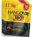 Hangovr 180 Tri-Power Before Brinking Defense 4 Pack - Soutien foie et cerveau santé, se sentir plus frais et meilleure énergie - - Prendre avant de boire pour soulager, 3 capsules par poche