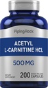 Piping Rock Acetyl L-Carnitine HCL.