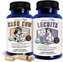 Legendairy Lait Cash Cow + Lechita - Supplément d'allaitement pour soutenir l'approvisionnement et améliorer le flux de lait - Fait avec Moringa, Alfalfa, Fennel, Anise et Goat's Rue