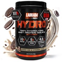 Labrada Hydro 100% Pure Hydrolysed Whey Protein Isolate Powder, Sans lactose, 6g BCAA, 4.5g Glutamine, plus rapide Digesting Whey disponible, mélange instantané, goût délicieux 20 portions (Cookies & Cream)