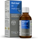 TALYA Black Seed Oil 3,4 fl. oz (100 ml) - Liquid Black Seed Oil - Dietary Supplement - Immune Support - High Thymoquinone - Cold Pressed - Pure Turkey Black Seed Oil - Non-OGM - Bouteille en verre