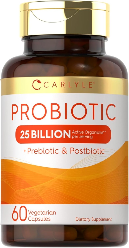 Carlyle Probiotics avec prébiotiques et postbiotiques.