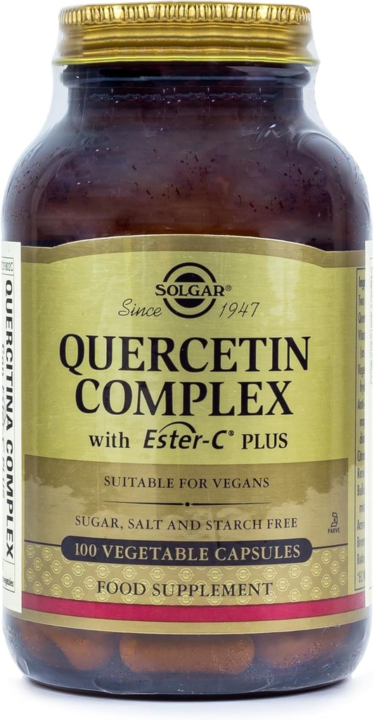Solgar, Complexe Quercitine avec Ester C, 50 comtes
