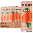 Thé glacé de collagène (Zero-Sugar, Mango-Pineapple): Thé noir brassé avec des peptides de collagène Protéines et vitamine C, Beauté et Anti-Age, 12 Fl Oz, 12 Pack