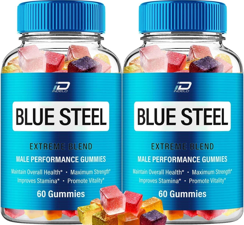 Gummies en acier bleu - Gummies de chanvre en acier bleu, Gummies de chanvre en acier bleu - Préparation avancée de l'huile de chanvre naturel, Gummies de chanvre en acier bleu Avis (2 Pack - 120 Gummies)