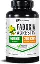 Healthfare Fadogia Agrestis Extract 600mg-200 Capsules de végétaliens