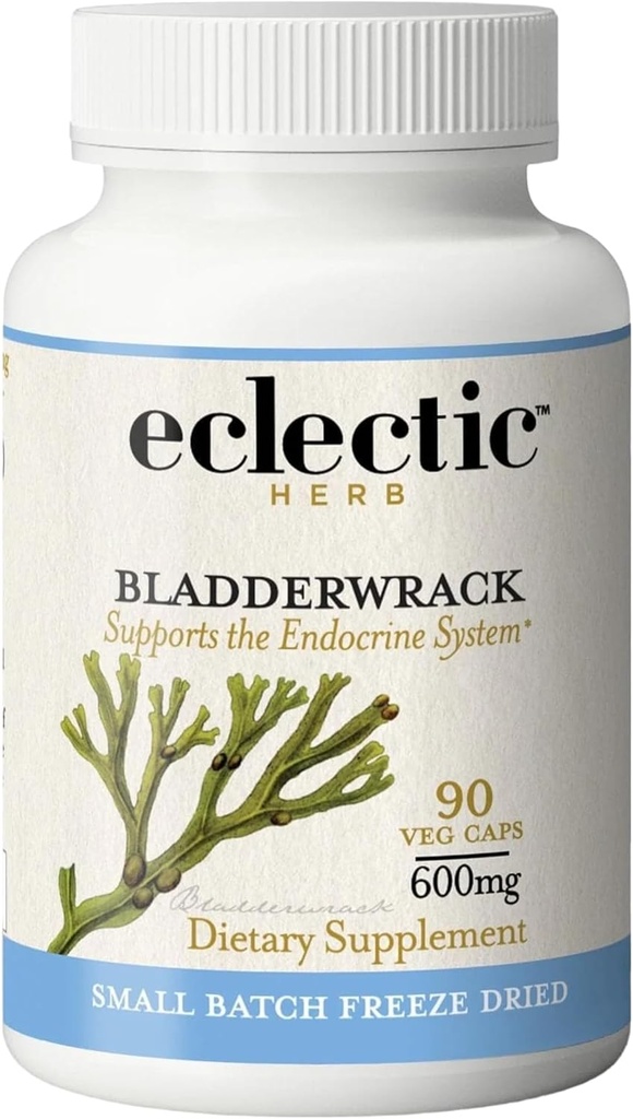 Herbe éclectique - Capsules de Bladderwrack séchées à froid Premium