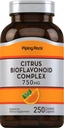 Piping Rock Citrus Bioflavonoids Complex (complexe) 750 mg 250 Caplets (complément sans gluten sans OGM)
