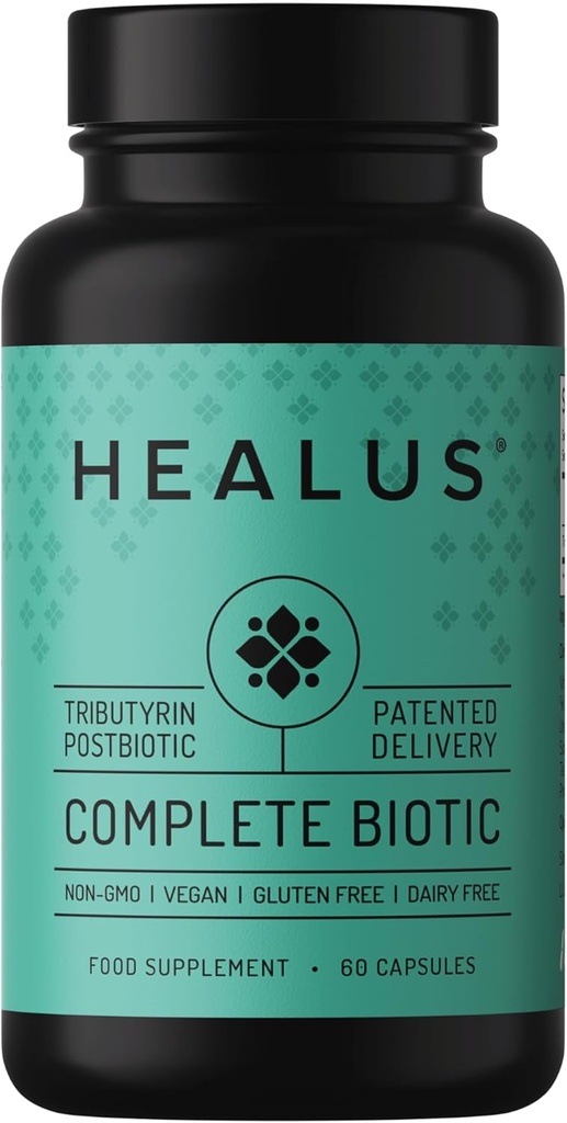Healus Complete Biotic - Supplément d'Hommage Postbiotique - Postbiotiques pour la Santé Gut - Supplément Santé Gut Butyrate
