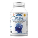 ANDREW LESSMAN PS 200 Phosphatidyl Serine 60 Capsules - Supports Mental Clarity, Positive Mood, Memory, Cognitive Function. Essential for Neurotransmitter Production and Release. No Additives