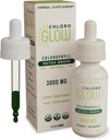 Chloroglow Liquid Chlorophylle Oxygène Drops 3000mg.Supplément d'énergie Métabolisme Immune Support, Détox naturel, Altitude Aide à la maladie et supplément de désodorisation du corps 30ml (paquet de 1)