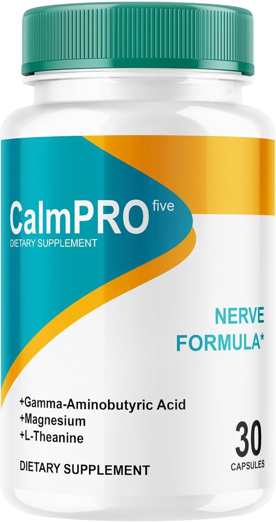 Calm Pro 5, Calm Pro 5 capsules, Calm Pro 5 pilules supplémentaires, Calm Pro 5 formule avancée - Toutes les capsules naturelles, Calm Pro 5 Commentaires, 1 bouteille