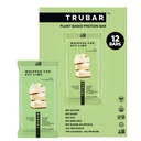 TRUBAR Barre de protéines végétaliennes, fouettée pour la chaux clé, sans gluten, à base de plantes, haute fibre, sans lait, faible teneur en gras, non OGM, sans alcools de sucre, 12G Protéines maigres, 13G fibre, barres de snack santé, 12 CT