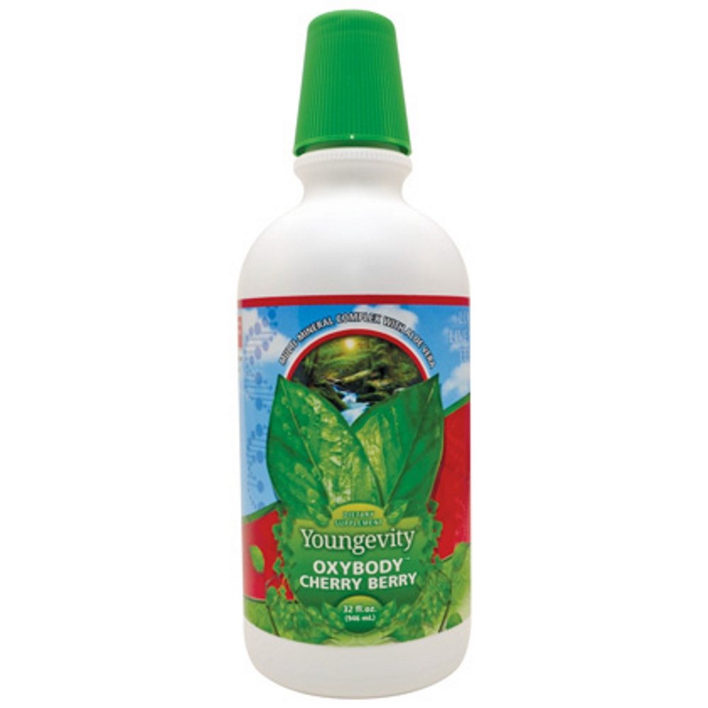 Youngevity Oxybody Cerise Berry - Vitamines Minéraux et botaniques - 32 Fl Oz – Aloe Vera boisson avec saveur de cerise naturelle – Jus d'immunité, minéraux et botaniques - Supplément santé (paquet de 1)