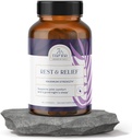 Repos & Relief Aides au sommeil pour les adultes – Supplément de soutien conjoint pour les femmes et les hommes avec Melatonine, GABA, L-Theanine et Ashwagandha – Soutient le sommeil profond et le confort articulaire – 60 Capsules