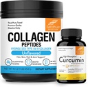 Sandhu's Collagen Peptides Poudre et Curcumine avec Bioperine , supporte la fonction immunitaire