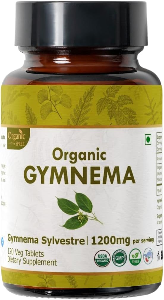 Gymnema 120 Tablets – USDA Organic Gymnema Sylvestre Supplement